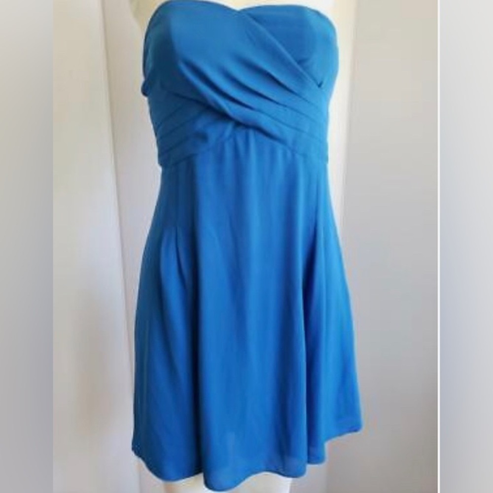 Express blue short cocktail dress